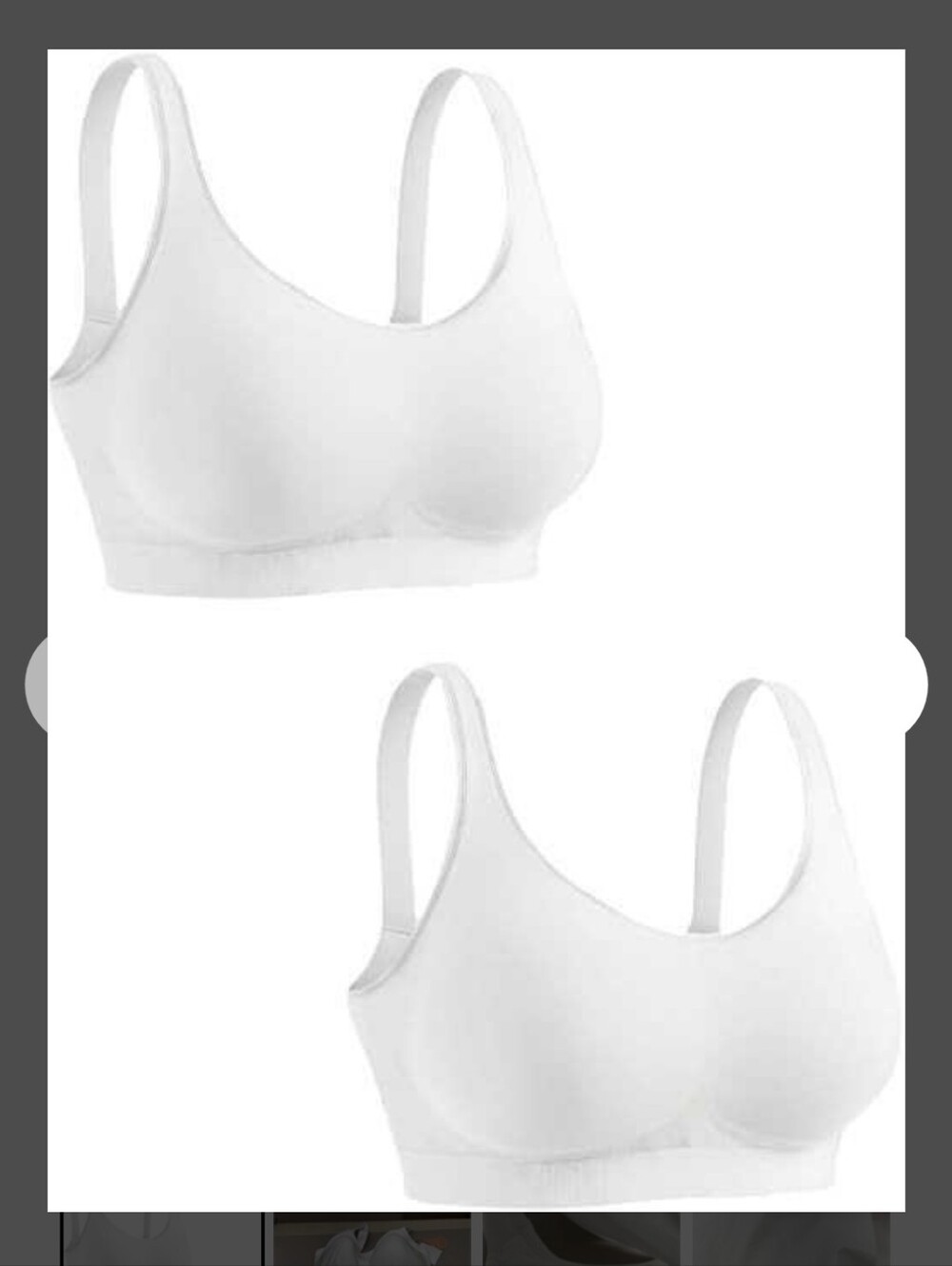 NEW / NWT Shapermint Seamless Wireless Daily Comfort Shaper Bra - White (2-Pack) - Picture 1 of 5